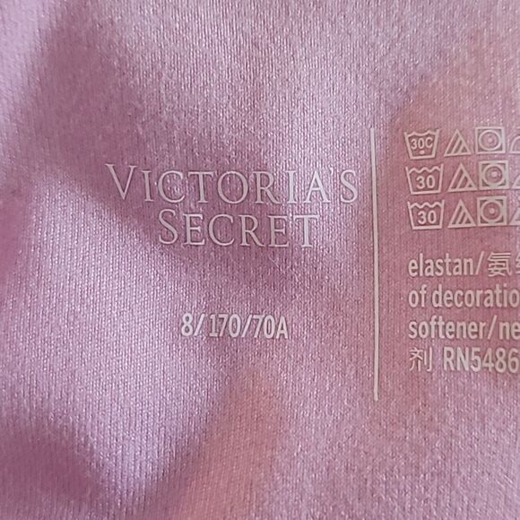 Victoria’s Secret High Rise Pastel Rainbow Side Pockets Yoga Pants Leggings Sz 8 - Picture 8 of 9